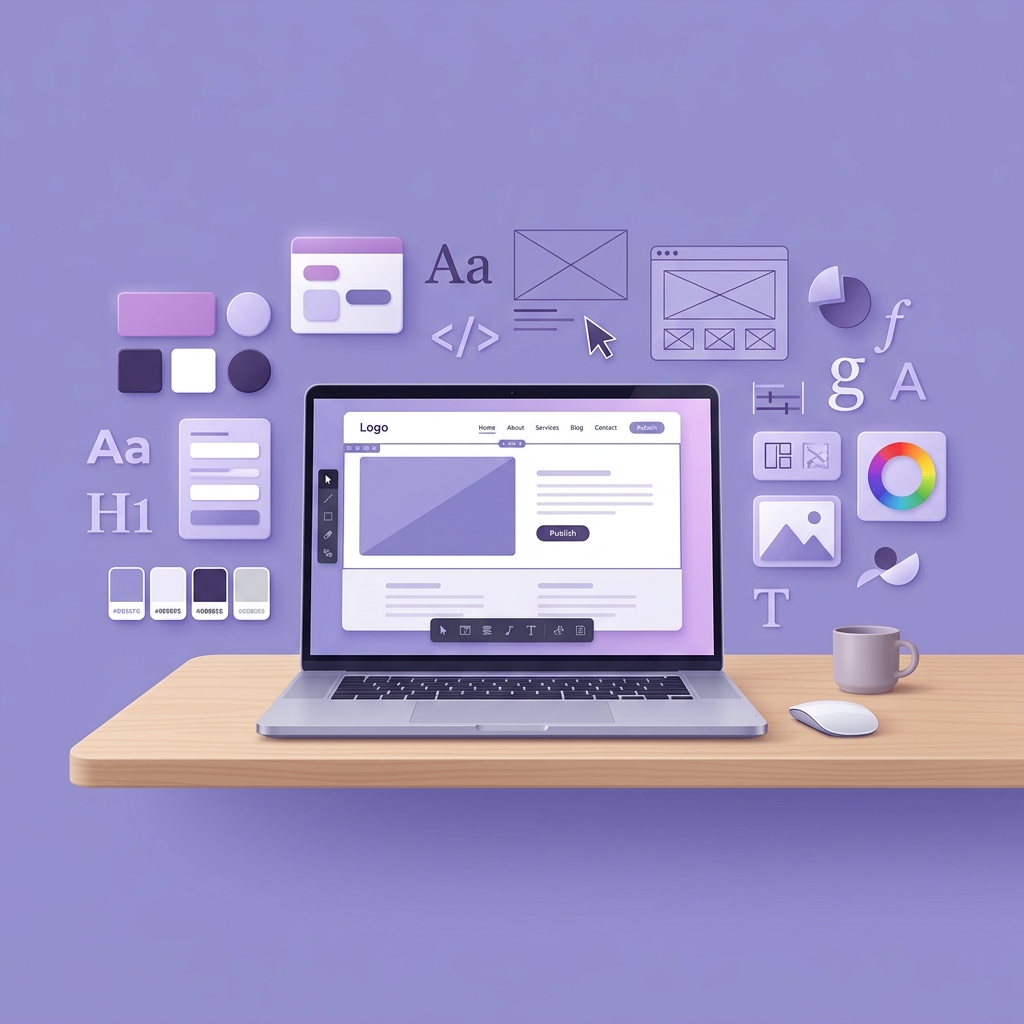 How to Build a Website from Scratch - Website Builder Interface