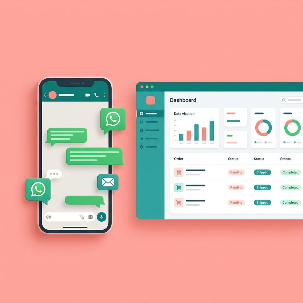 WhatsApp Order Management - From Chat Chaos to Organized Dashboard