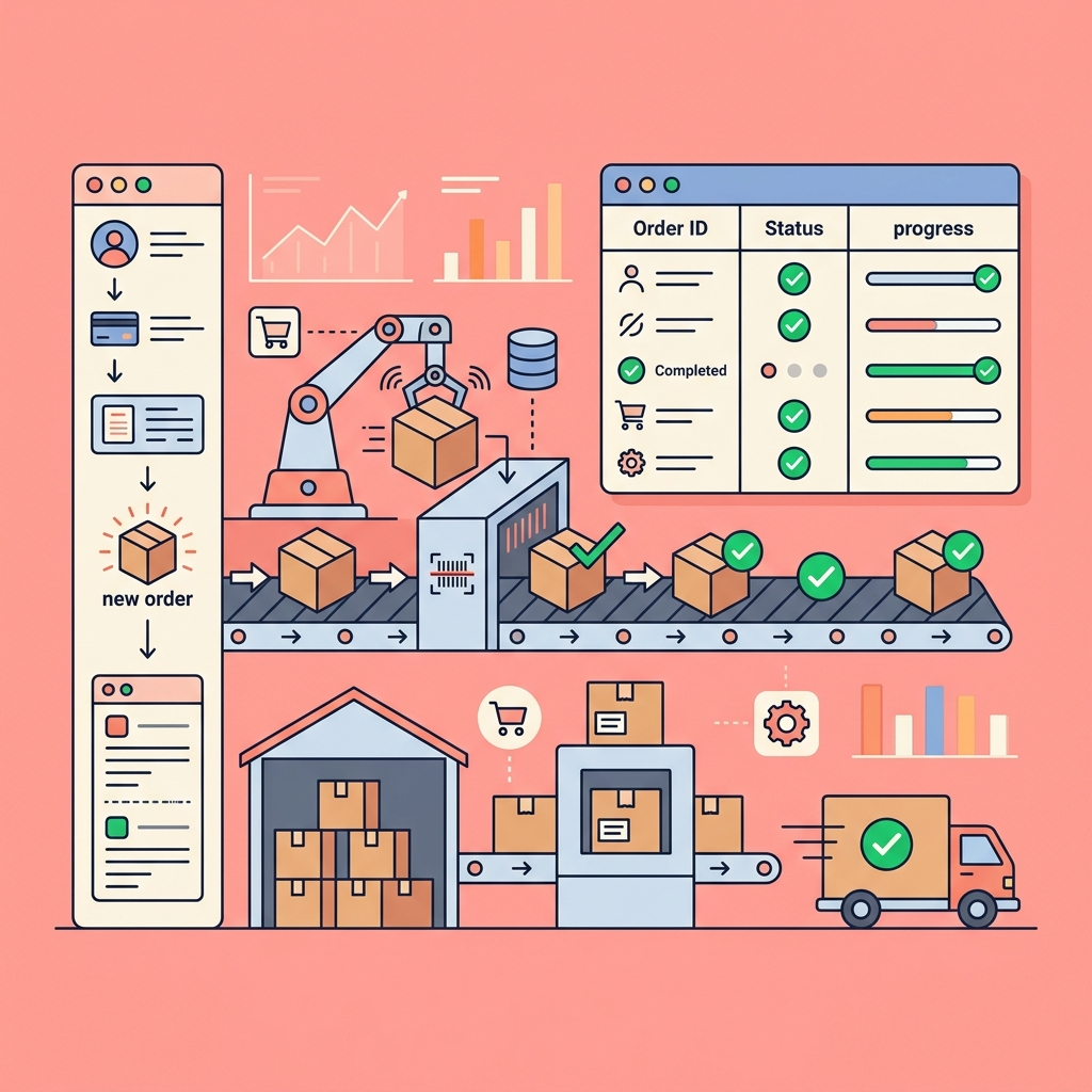 Automated Order Processing Dashboard